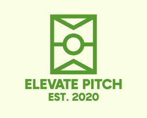 Pitch - Green Soccer Field logo design