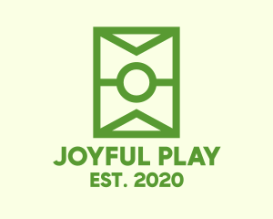 Playing - Green Soccer Field logo design
