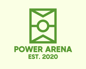 Arena - Green Soccer Field logo design