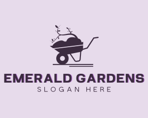 Wheel Barrow Landscaping logo design