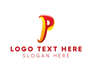 Generic Shiny Letter P  logo design