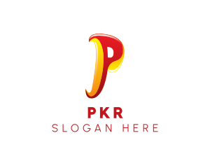 Generic Shiny Letter P  logo design