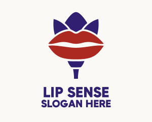 Lip Tulip Cosmetics logo design