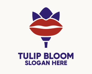Tulip - Lip Tulip Cosmetics logo design