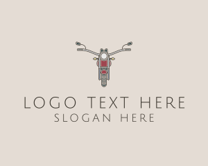 Delivery Service - Biker Gang Motorcycle logo design