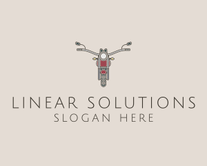 Linear - Biker Gang Motorcycle logo design