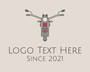 Freight - Minimalist Motorbike logo design
