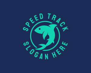 Ocean - Shark Ocean Conservation logo design