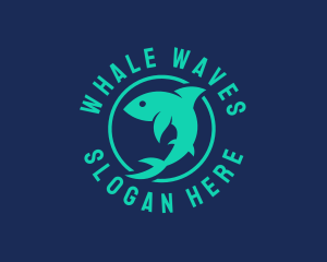 Shark Ocean Conservation logo design