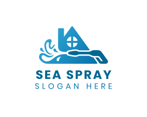 Pressure Wash Cleaning logo design