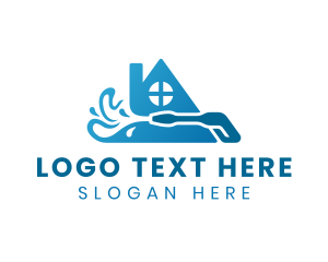 Water - Pressure Wash Cleaning logo design