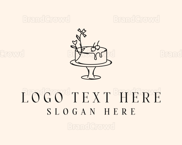 Sweet Cake Baker Logo