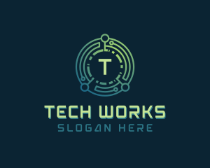 Tech Cyber Programming logo design