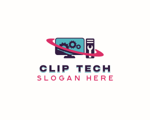 Computer Tech IT logo design