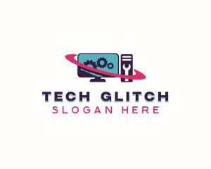 Computer Tech IT logo design