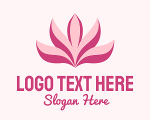 Flower Shop - Abstract Lotus Spa logo design