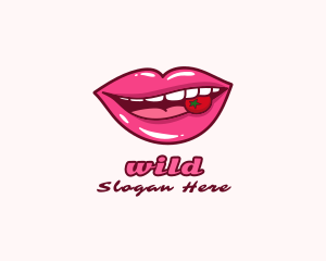 Sexy - Tomato Woman Lips logo design