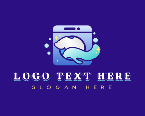 Tshirt Washing Laundry Logo