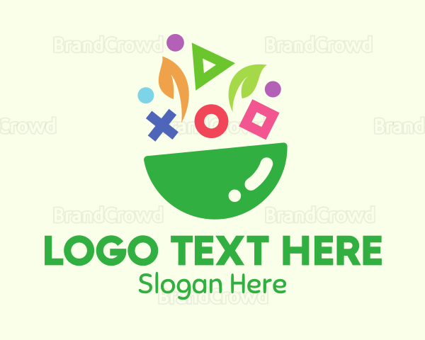 Symbol Shapes Bowl Logo