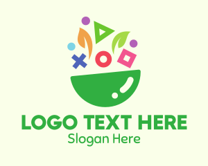 Educational - Symbol Shapes Bowl logo design
