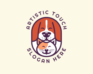 Animal Dog Cat logo design