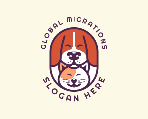 Animal Dog Cat logo design