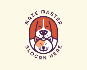 Animal Dog Cat logo design