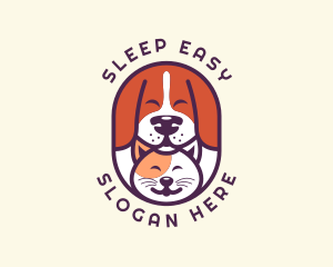 Animal Dog Cat logo design