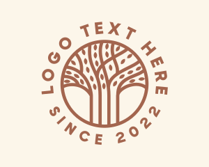 Brown - Wellness Tree Farm logo design