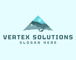 Triangle - Triangle Alpine Mountain logo design