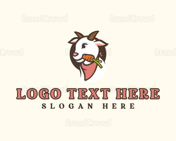 Goat Carrot Horn Logo