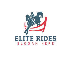 Show Jumping Sporting Event logo design