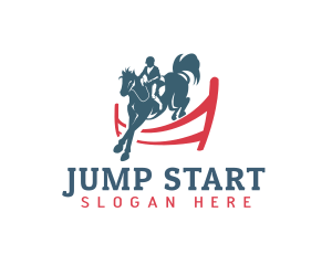 Show Jumping Sporting Event logo design