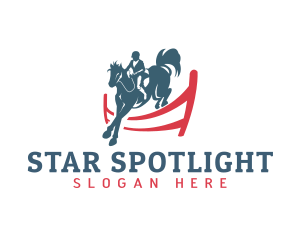 Show Jumping Sporting Event logo design