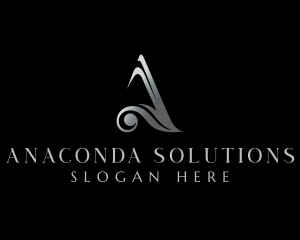 Elegant Boutique Letter A logo design