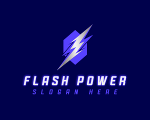 Lightning - Electric Thunder Lightning logo design