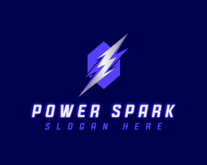 Electricity - Electric Thunder Lightning logo design