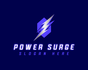 Electricity - Electric Thunder Lightning logo design