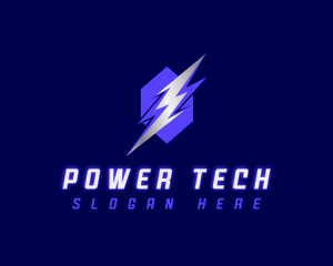 Electrical - Electric Thunder Lightning logo design