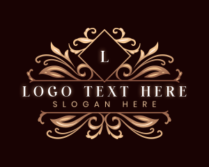 Vintage - Elegant Floral Boutique logo design