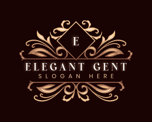 Elegant Floral Boutique logo design