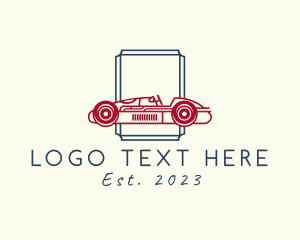 Transportation - Racing Car Automobile logo design