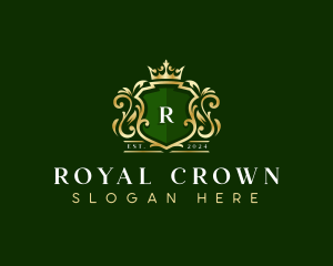 Royal Crown Crest logo design