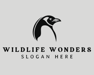 Penguin Zoo Wildlife logo design