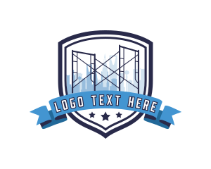 Banner - City Building Scaffolding logo design