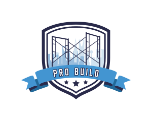 City Building Scaffolding logo design