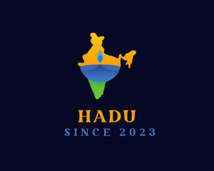 India Map Meditation Logo