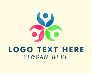 Human - Leaf Community Foundation logo design