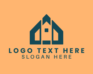 Leasing - Construction Home Repair logo design