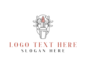 Lipstick - Beautician Styling Lipstick logo design